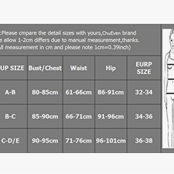 NWT High Waisted Swimsuit Adjustable Shoulder Strap Bikini Set - Picture 3 of 7